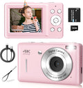 Vintage Pink Kids Camera with 16X Zoom