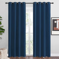 NICETOWN Moroccan Blue Blackout Curtains for Modern Decor