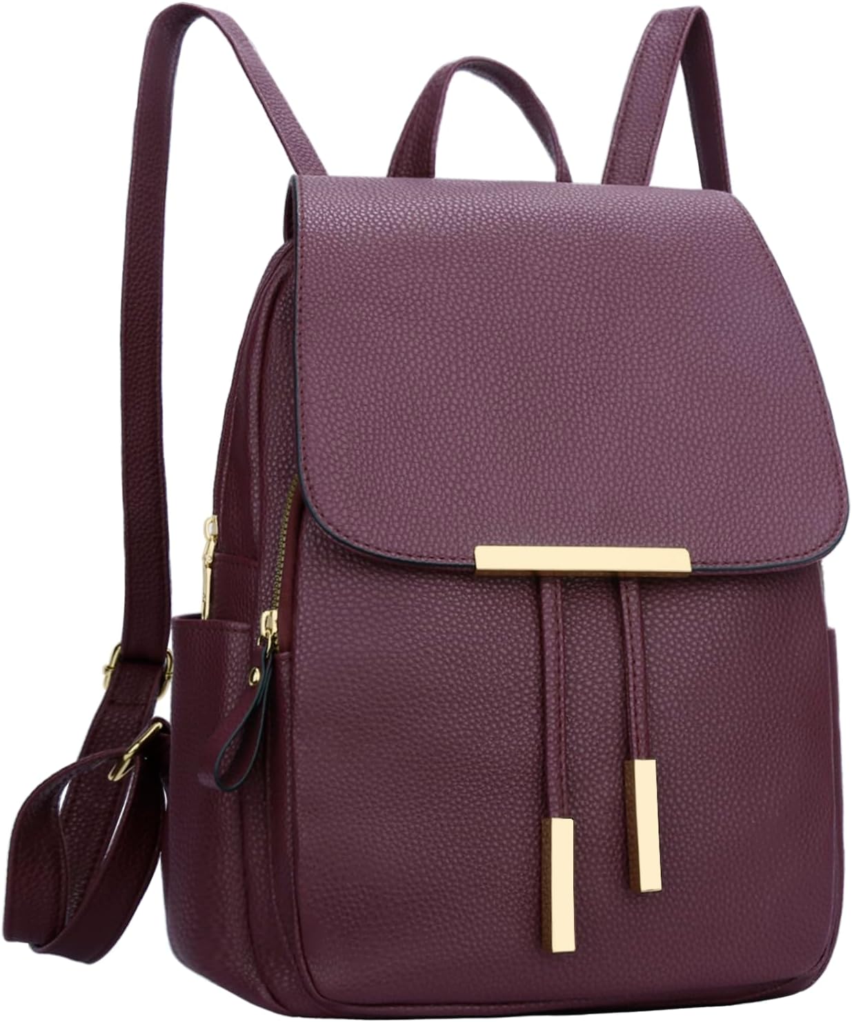 KKXIU Trendy Leather Backpack Purse for Women - Stylish Daypack
