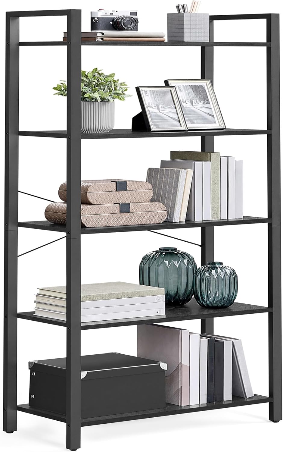 VASAGLE 5-Tier Bookshelf for Living Room and Home Office