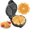 CucinaPro Heart Waffle Maker - 5 Heart Waffles in One Go!