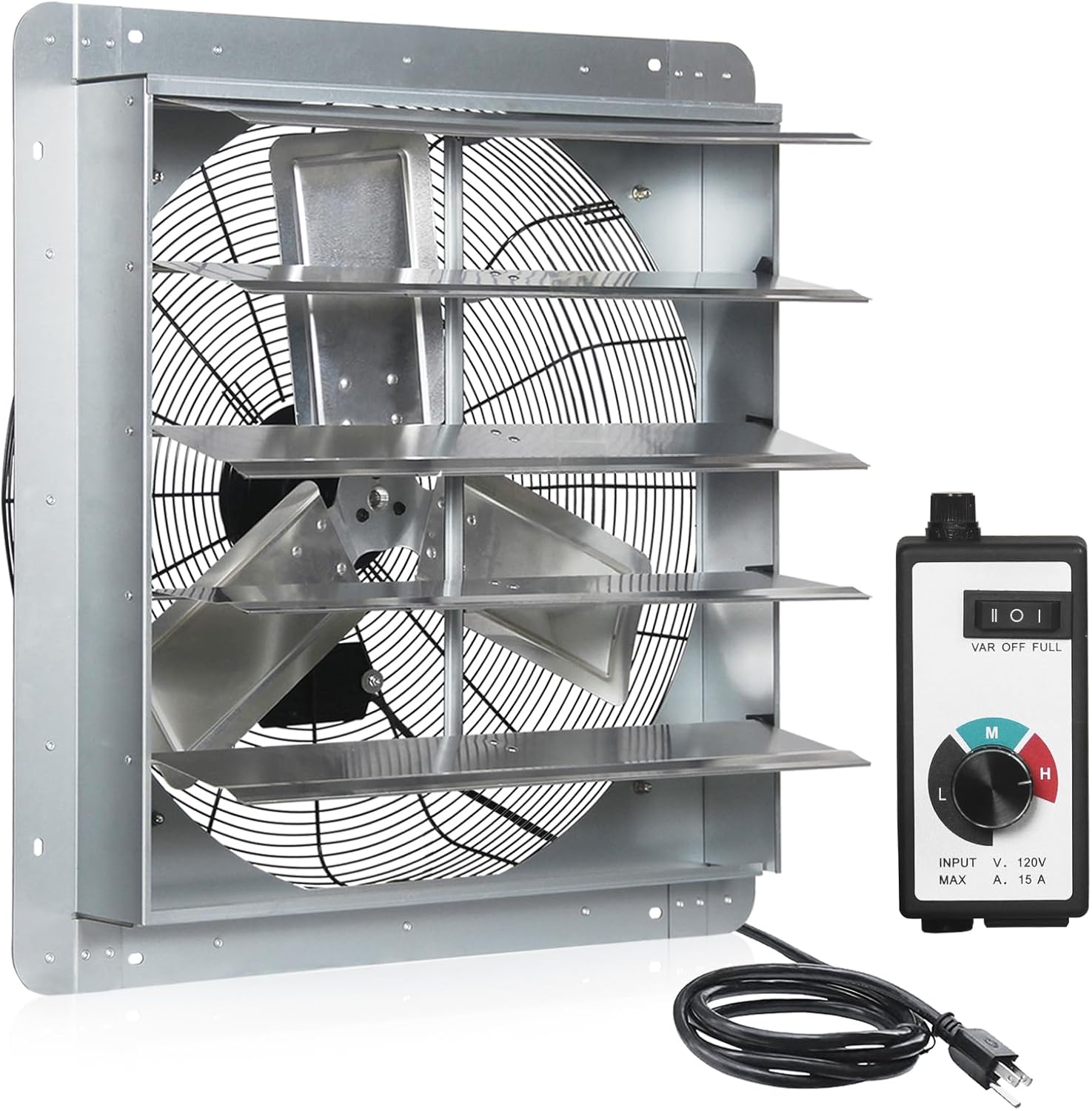 24 Inch Shutter Exhaust Fan for Efficient Ventilation Needs
