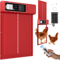 Automatic Chicken Coop Door XL 10.8x14.2 Red - Solar USB-C