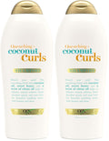 OGX Coconut Curls Shampoo Pack of 2 - Moisturizing Curl Care