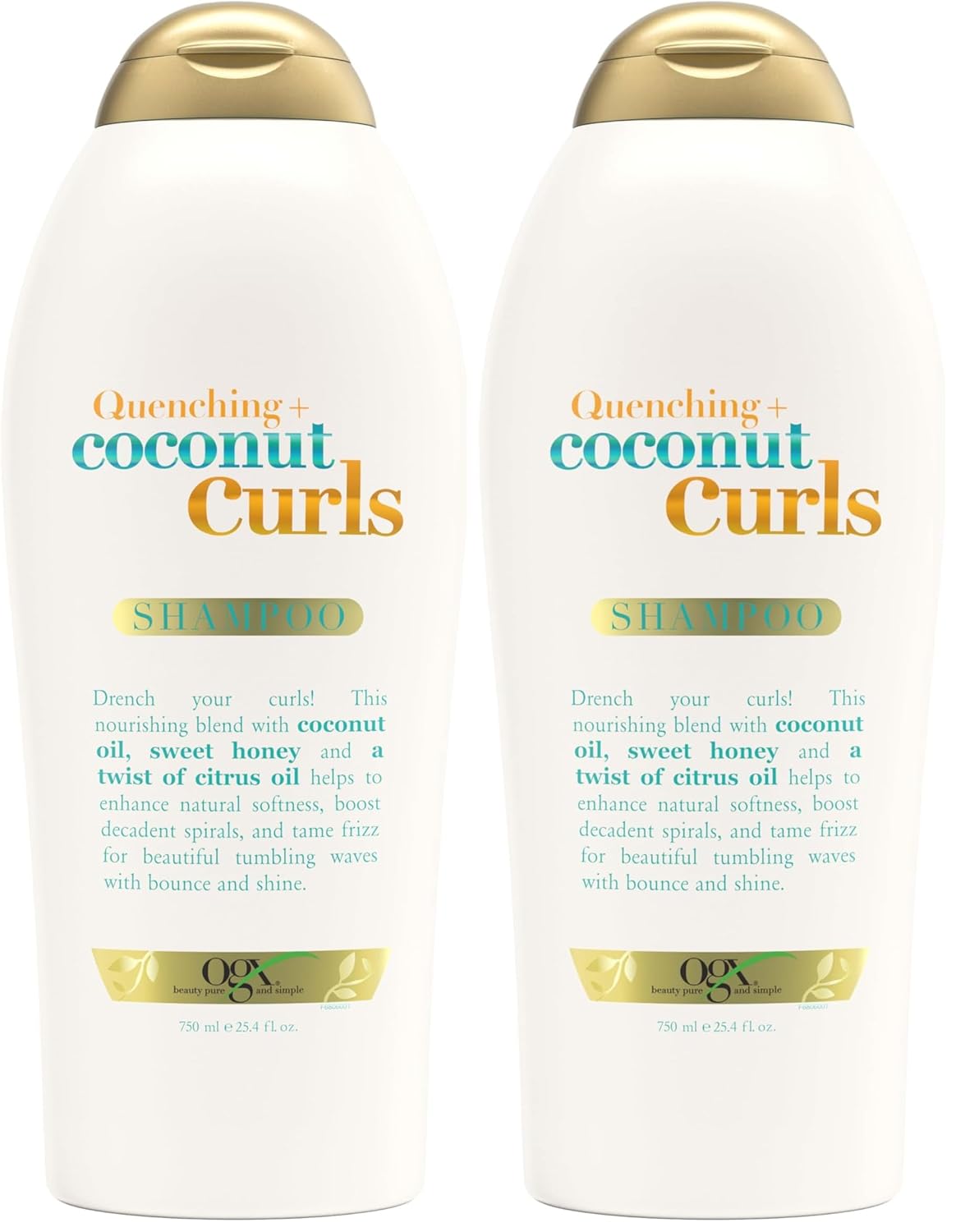 OGX Coconut Curls Shampoo for Luxurious, Soft, Bouncy Hair