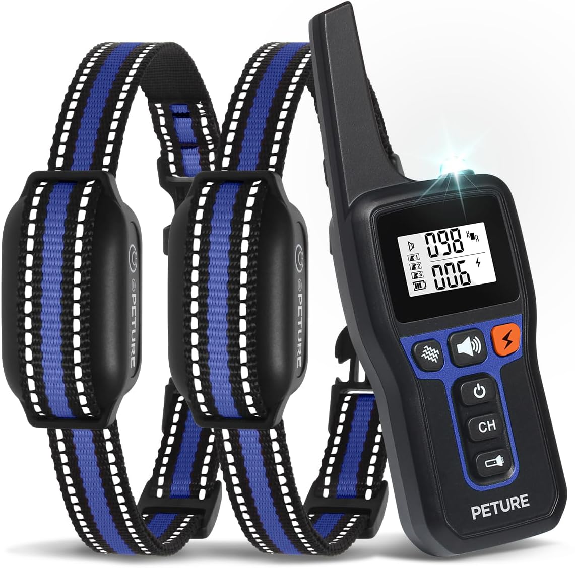 Dog Bark Collar with Remote - 2-in-1 Anti Bark Training Device