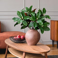 4 Pcs Magnolia Artificial Leaves Branches 25.6 in - Real Touch Faux