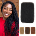 18 Inch Afro Kinkys Bulk Human Hair for Twist and Loc Repair - Natural