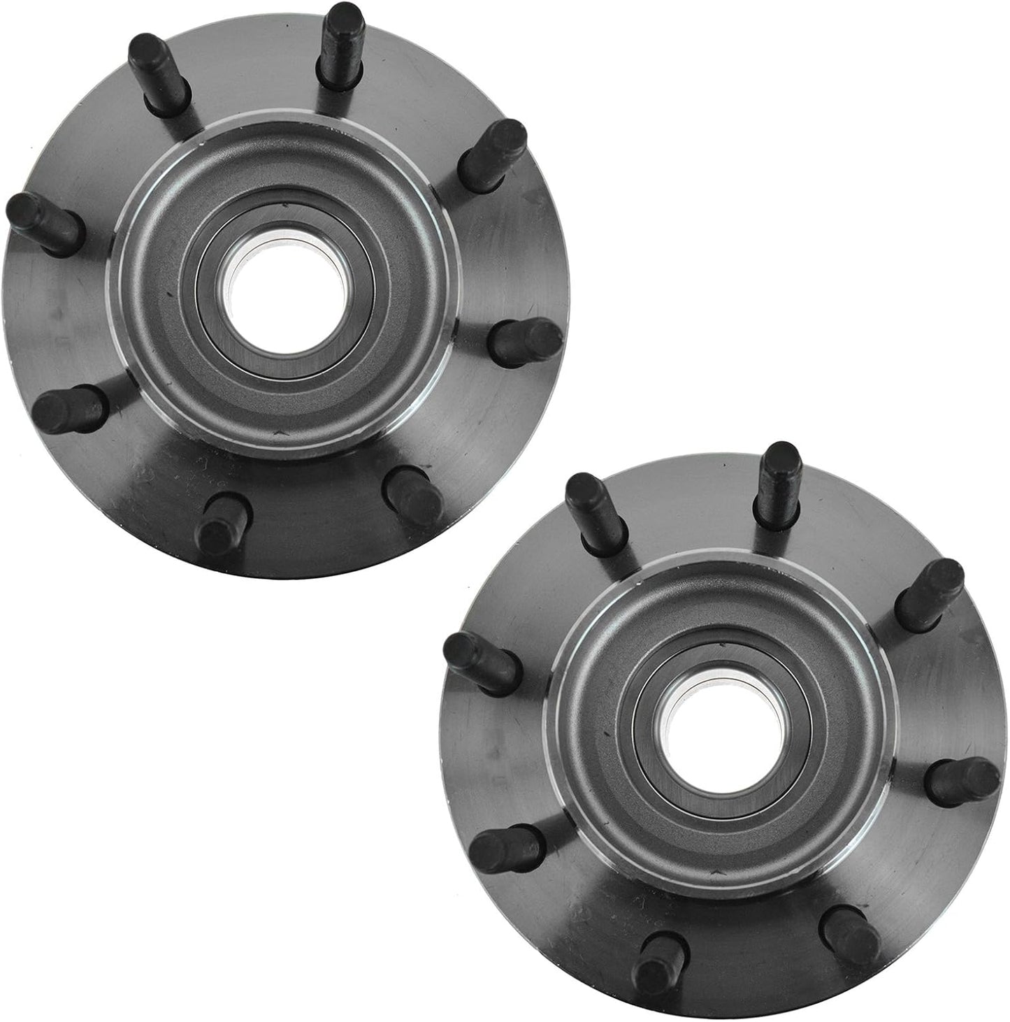 TRQ 2 Piece Front Wheel Bearing & Hub Assembly Set for Dodge