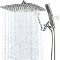 G-Promise All Metal 14 in Rainfall Shower Head with Handheld Combo