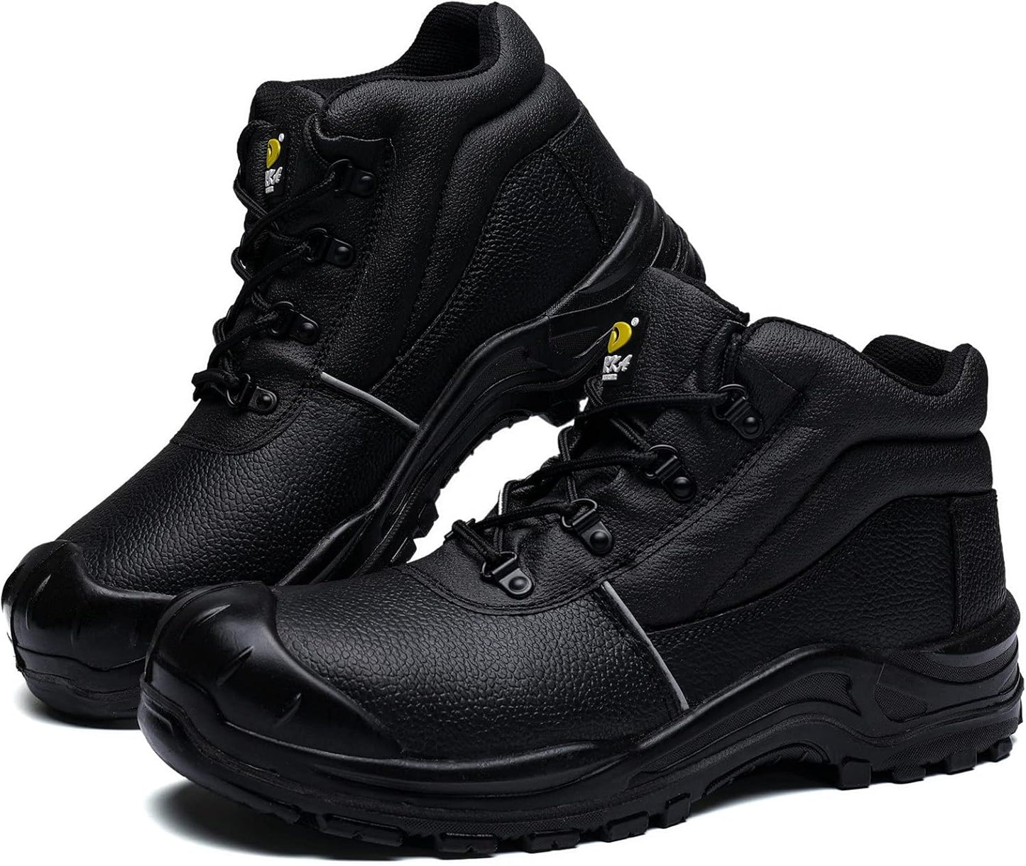 DRKA Water Resistant Steel Toe Work Boots for Men - EH Rated Safety
