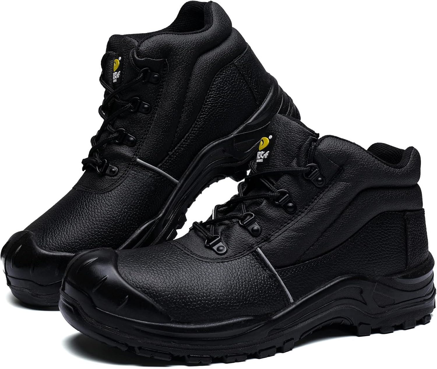 DRKA Water Resistant Steel Toe Work Boots For Men - Comfort & Safety