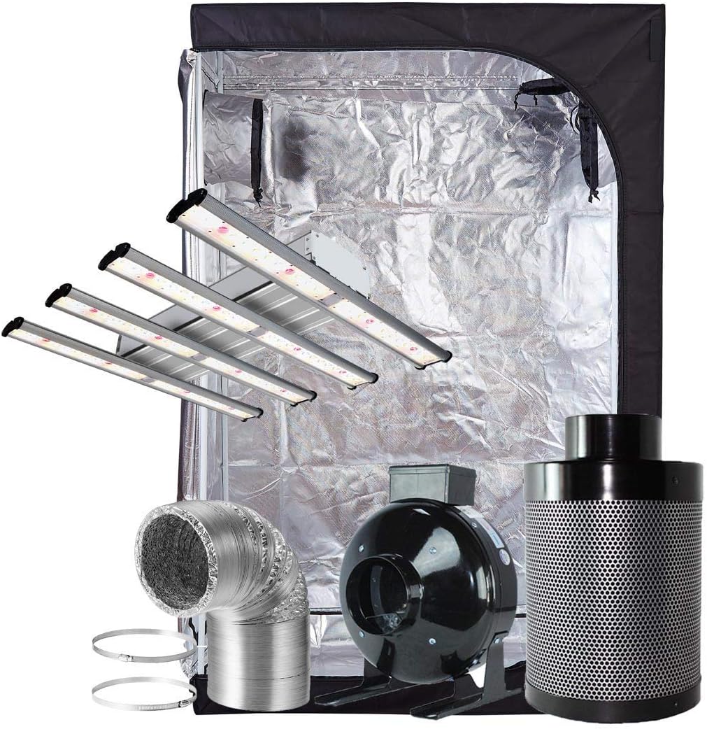 TopoLite Hydroponic Grow Tent + LED Light Kit