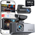 Dash Cam Front and Rear 4K + 1080P Dual Channel - Reliable Parking