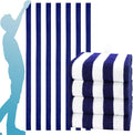 Extra Large Beach Towel 72x40 in - Oversized Soft Absorbent Set