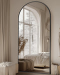 Suidia Arched Full Length Mirror 71in x 28in - Freestanding Full Body