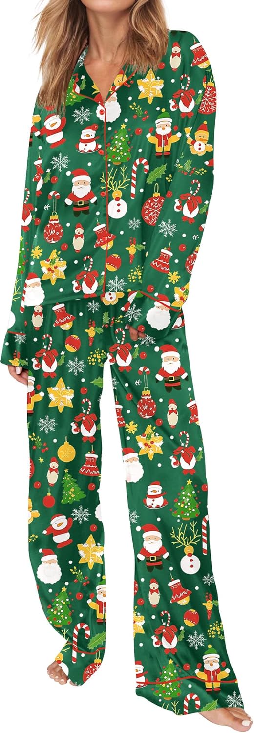 SHESHOW Satin Pajamas for Women Set - Comfortable Sleepwear