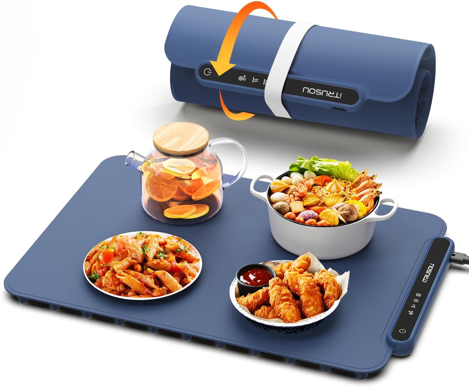 Food Warming Mat for Parties and Gatherings with 3 Settings