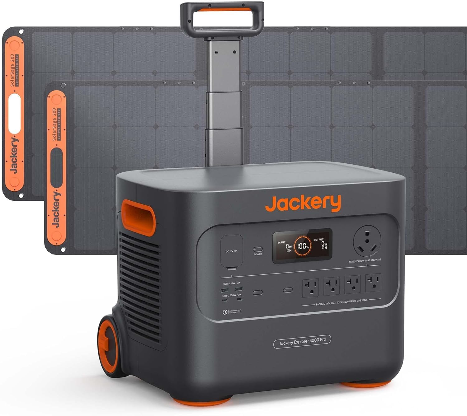 Jackery Solar Generator 3000 PRO: Fast Charging Power Station