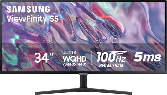 Immerse in Brilliance: SAMSUNG 34 Ultra-WQHD Monitor