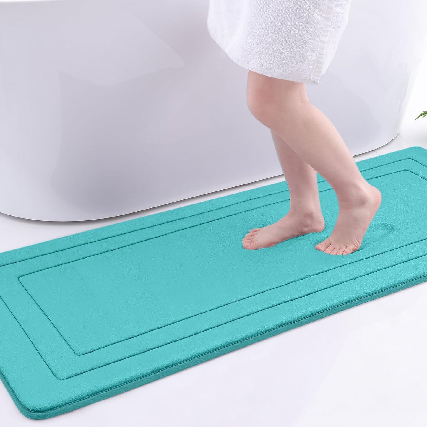 Arotive Memory Foam Bathroom Rug Mat 59x24 for Comfort