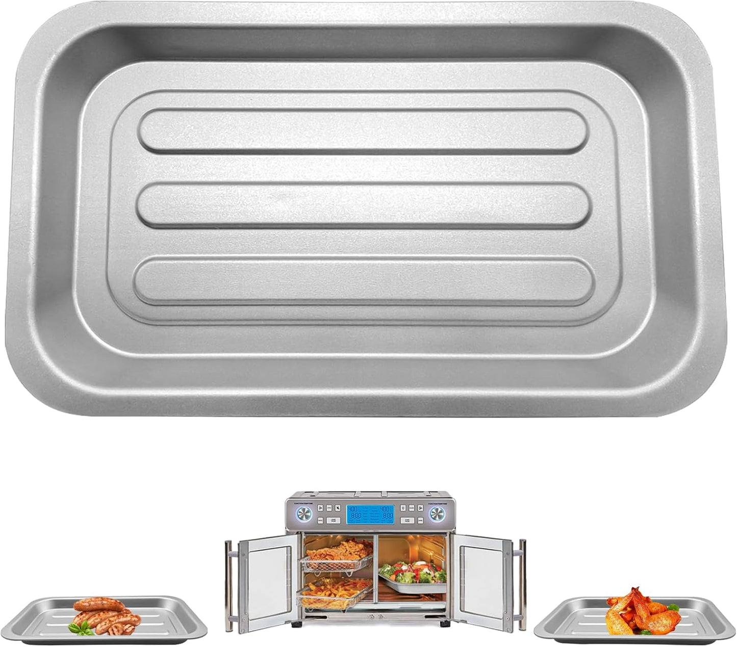 Upgrade Your Air Fryer with 11.5'' Grill Pan!