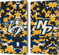 NHL Camouflage Nashville Predators Leather Wallet Case for iPad 10.2