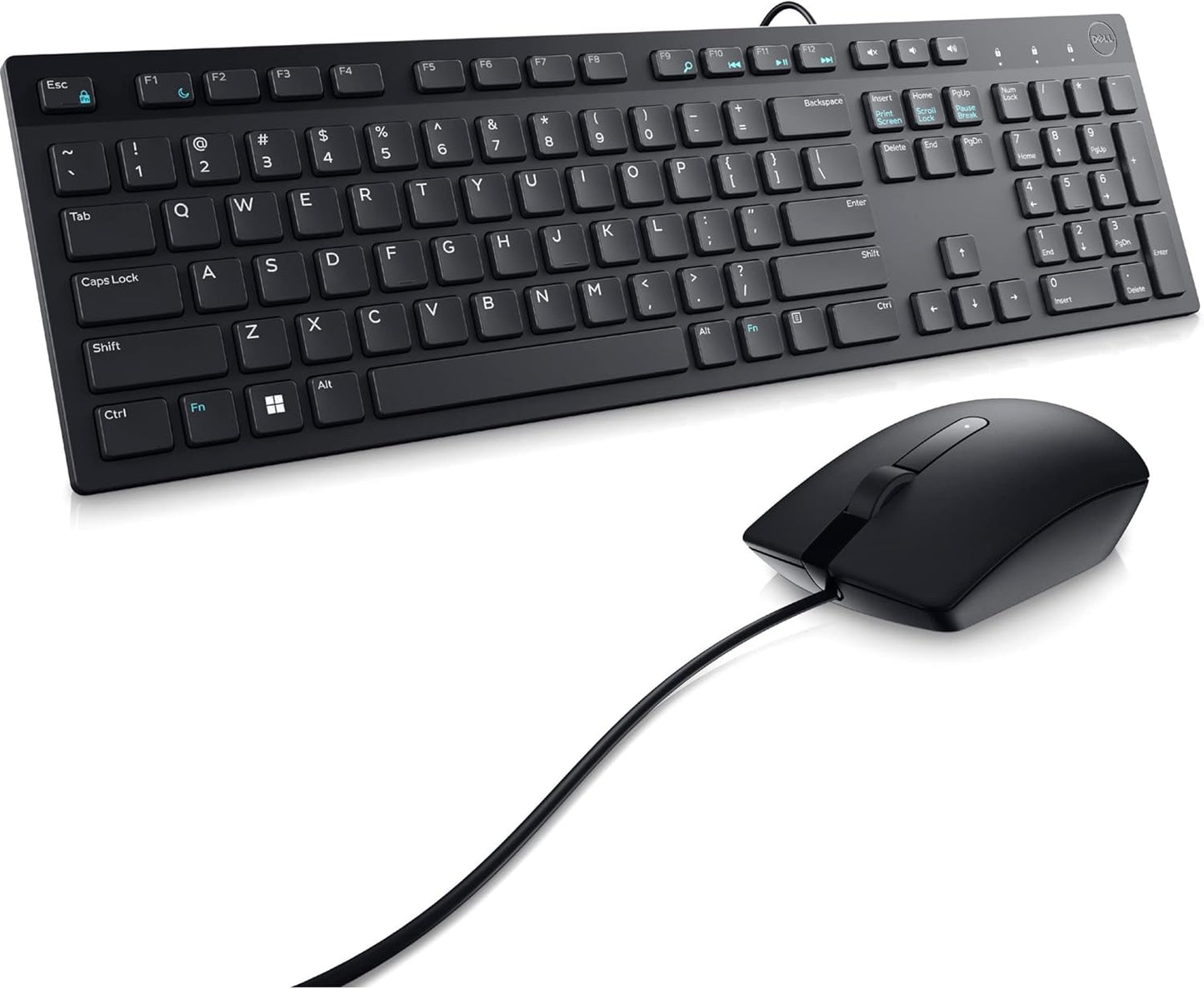 Dell KM300C Wired Keyboard & Mouse Set - Effortless Control