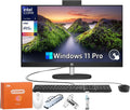 HP All-in-One Desktop Computer 27in FHD Touch - Powerful Workstation