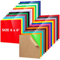 Acrylic Sheets 1/8in 30 Pack 6 x 6 in - Colorful Opaque Panels