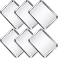 6 Pcs Baking Sheet Pan Set 9 x 6.7 x 1 in - Compact Toaster Oven Trays