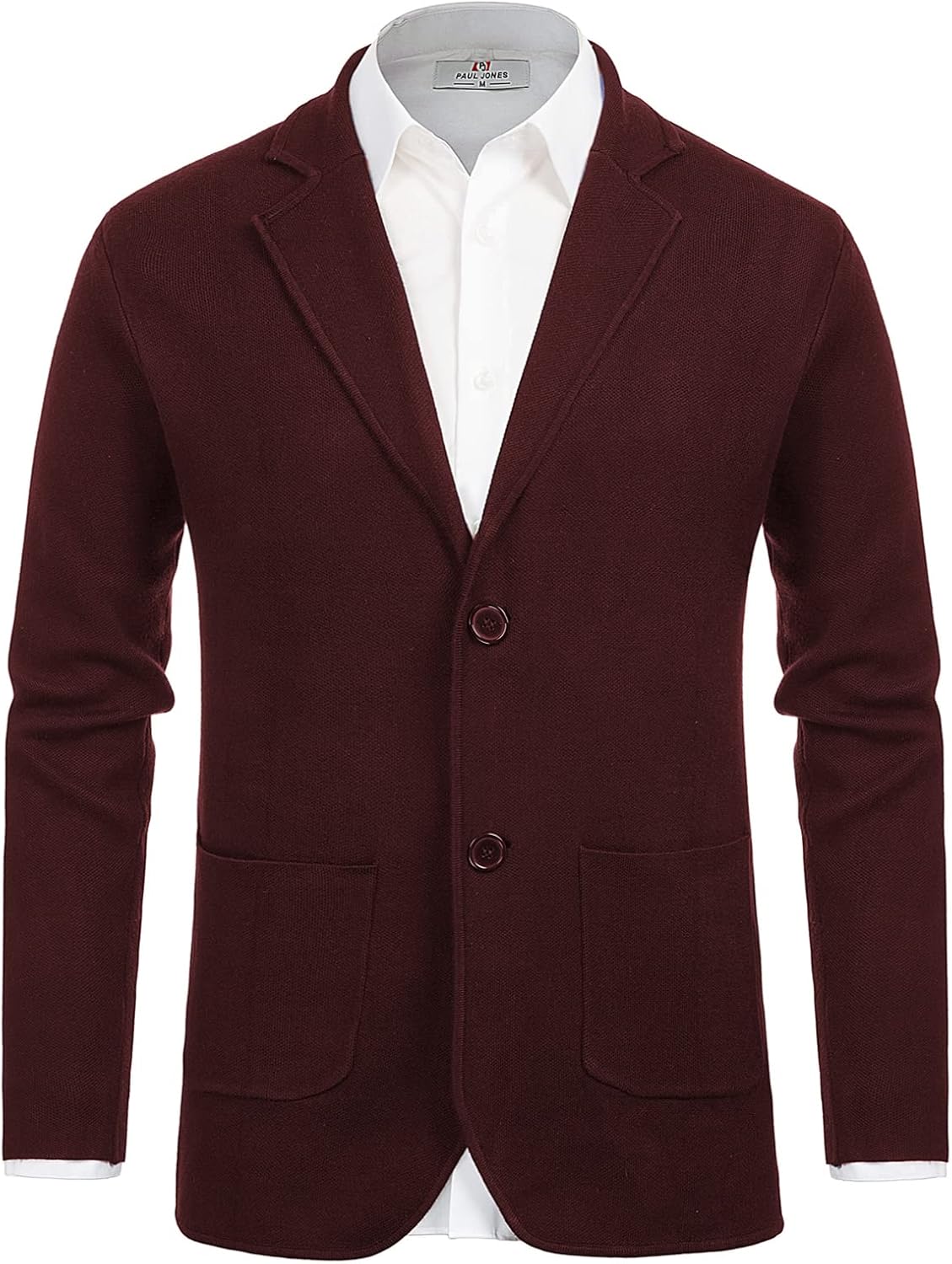 PJ PAUL JONES Men's Cardigan Sweater Blazer for Stylish Comfort