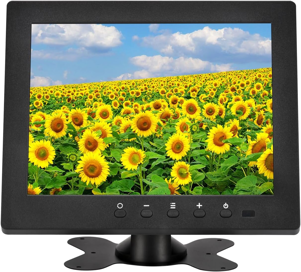 8 Inch Portable LCD Monitor with Dual Speakers and Multiple Inputs