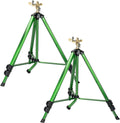 Impact Sprinkler on Tripod Base - Heavy Duty Adjustable Lawn