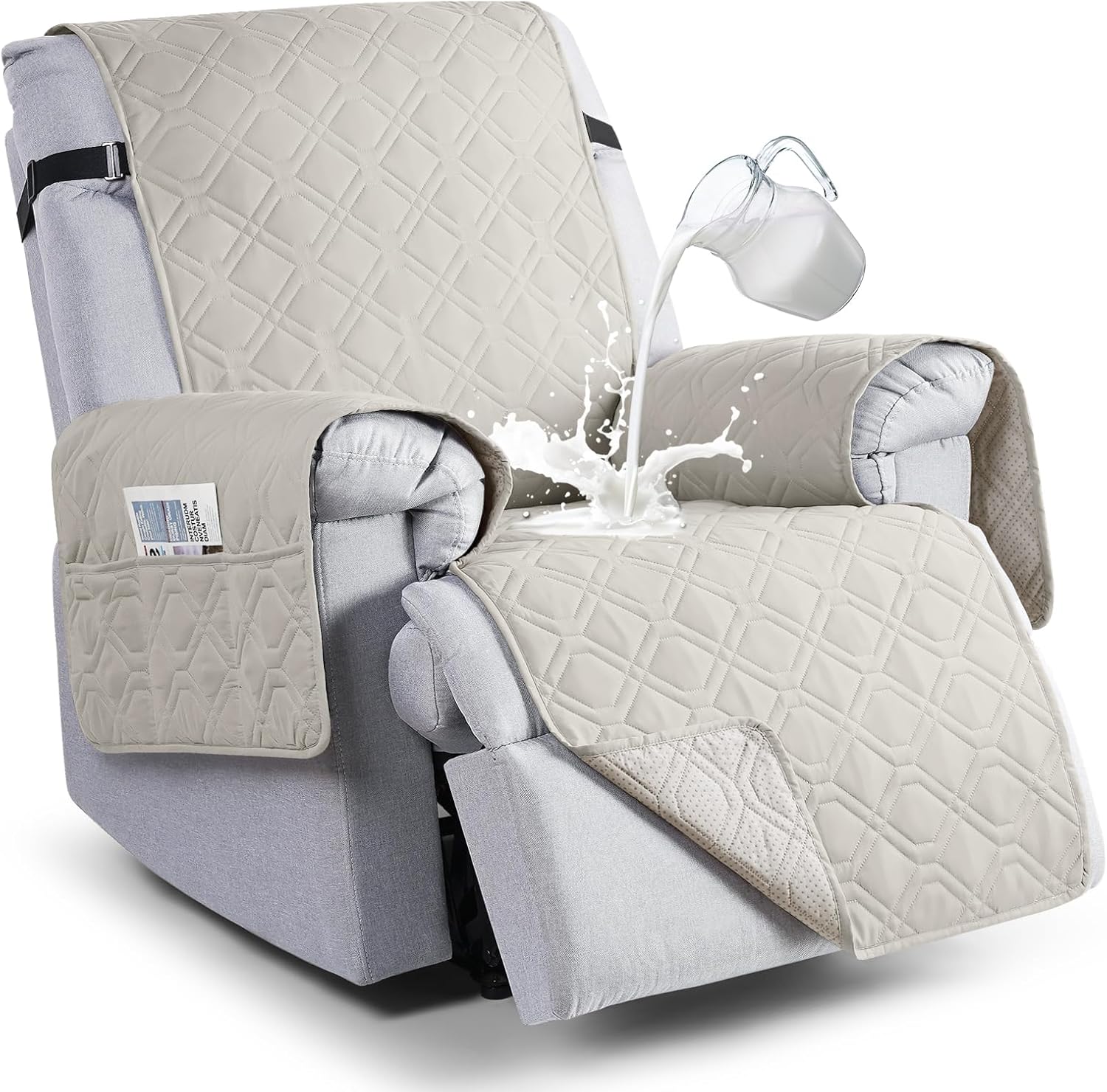 VANSOFY Waterproof Recliner Chair Cover for Pets and Kids