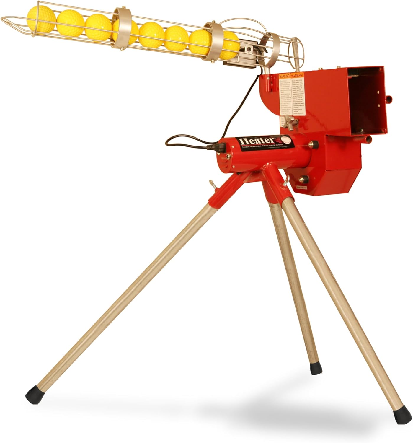 Automatic Softball Pitching Machine - 9 Ball Feeder