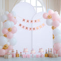 White Arch Backdrop Covers 7.2ft & 6ft - Fitted Spandex Arch Panel