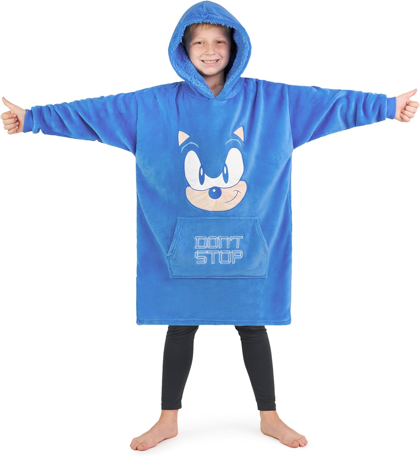 Sonic The Hedgehog Oversized Hoodie Blanket for Ultimate Gamers