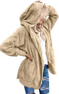 Womens Oversized Fleece Hooded Cardigan 2025 - Cozy Winter Layer