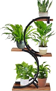 GEEBOBO 3 Tier Plant Stand Indoor for Multiple Plants Display