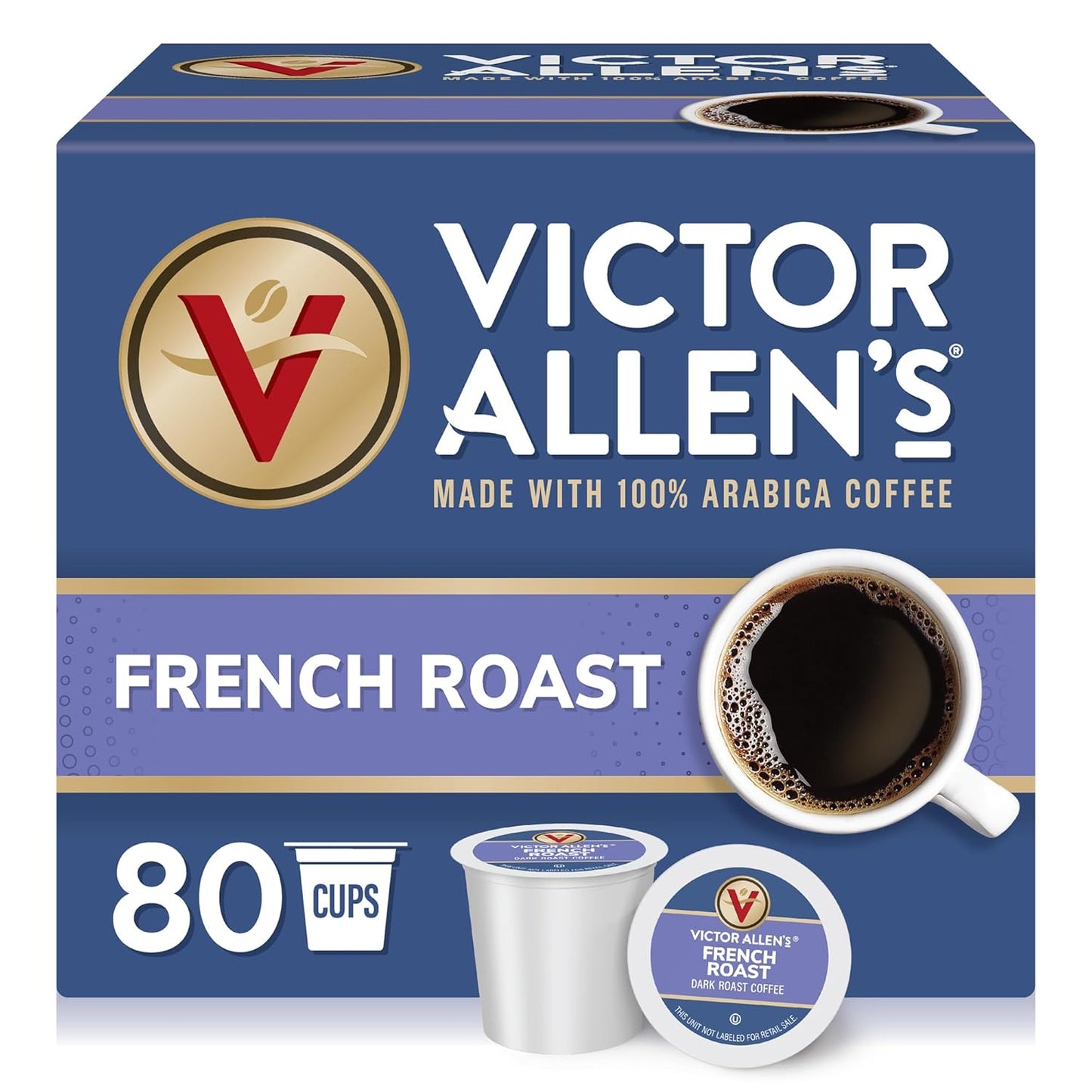 Bold & Rich French Roast Pods - 80ct