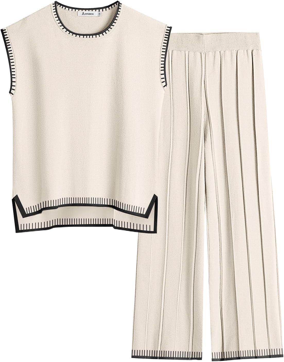 Stylish ANRABESS Women 2 Piece Lounge Set for Casual Wear