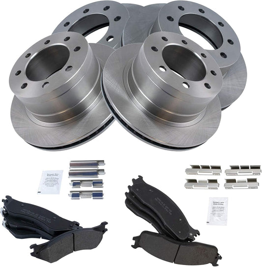 TRQ Brake Pad & Rotor Kit for 2006-2008 Dodge Ram 1500