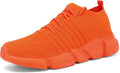 GSLMOLN Unisex Slip On Knit Sneakers - Lightweight Comfort