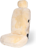 Sheepskin Car Seat Covers Full Set - All-Season Comfort and Protection
