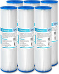 50 Micron Pleated Polyester Sediment Water Filter 10in Replacement - 6
