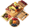 Bamboo Charcuterie Boards Gift Set - Perfect for Any Occasion
