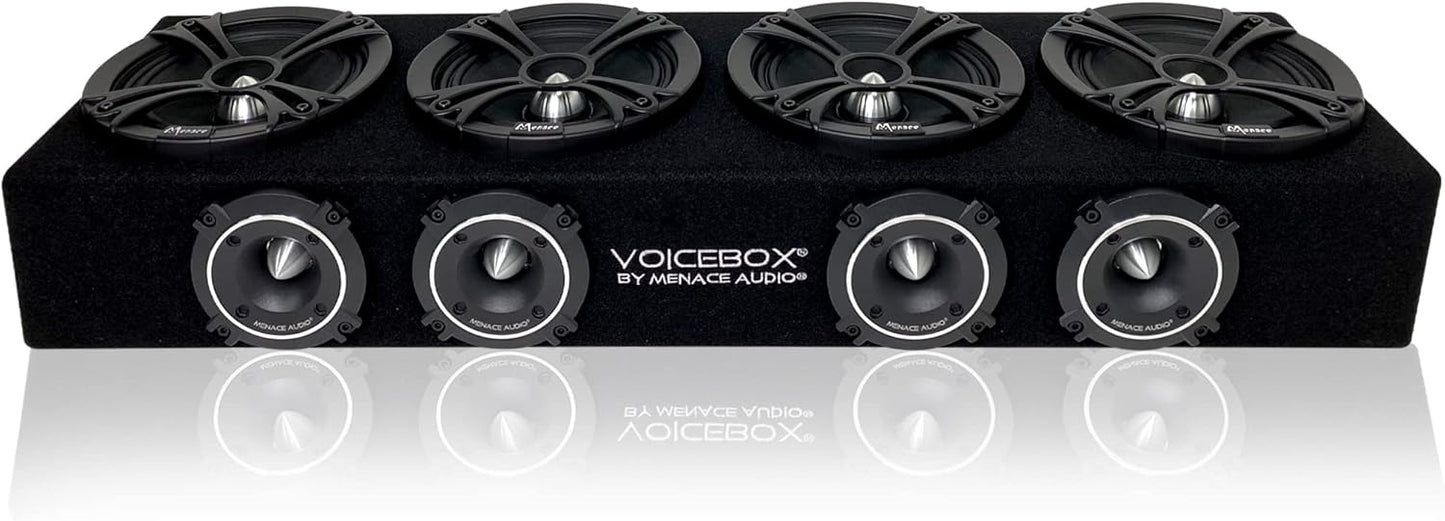 MENACE AUDIO Car Audio Midrange Enclosure for Ultimate Sound