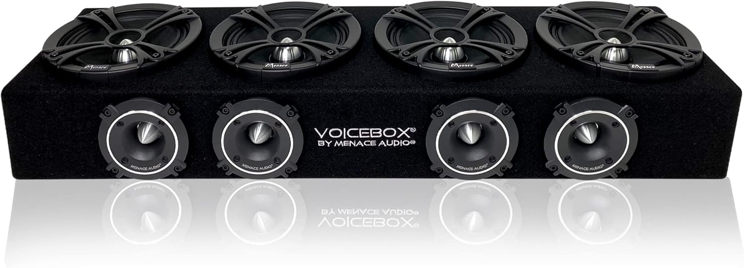 MENACE AUDIO Car Audio Midrange Enclosure for Ultimate Sound