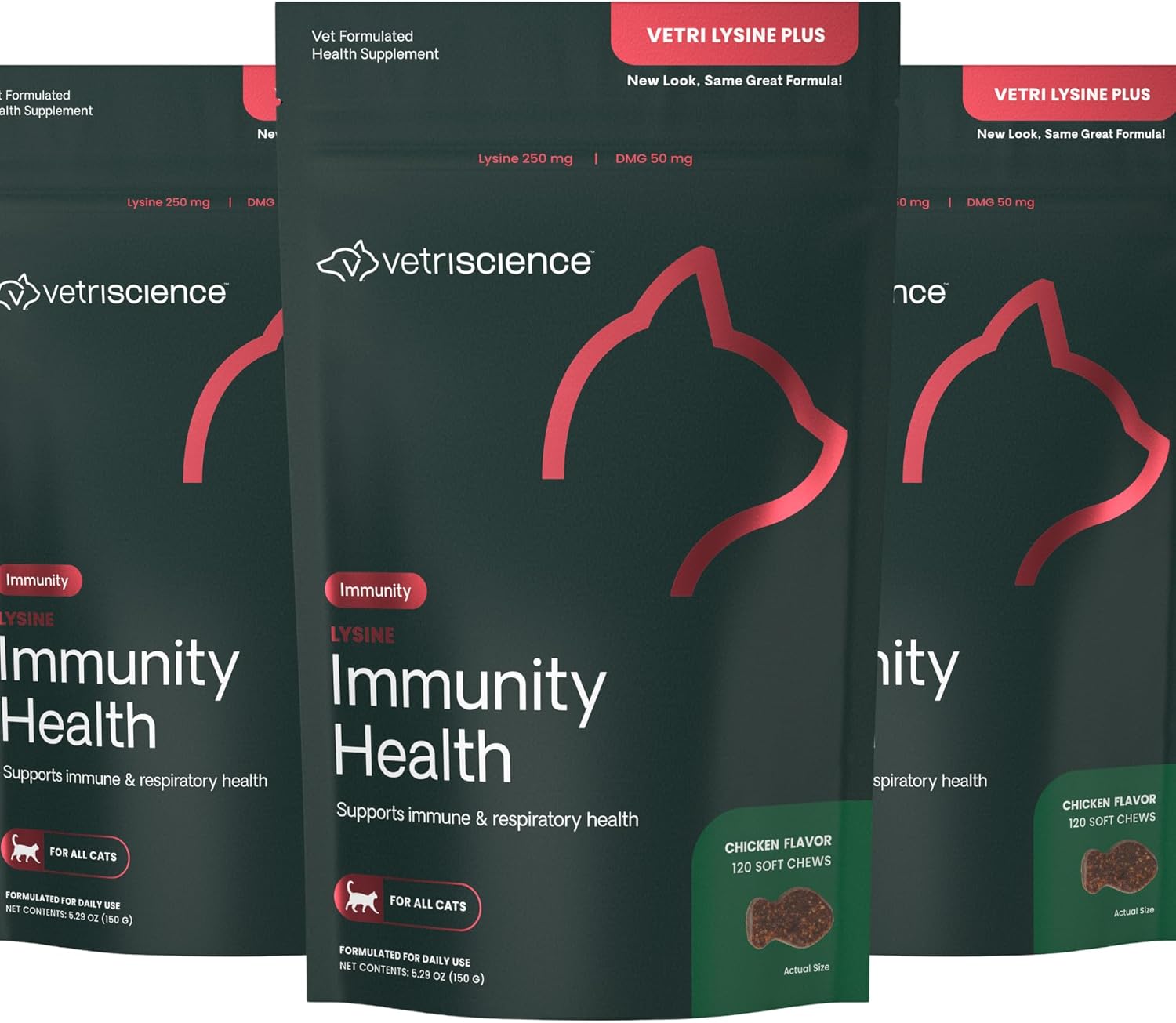 VetriScience Lysine Immunity Health Chews for Cats and Kittens